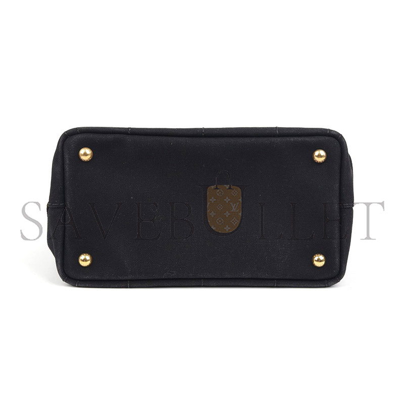 PRADA DENIM BLACK DENIM SHOULDER BAG 1BG439 (28*20*15cm) 